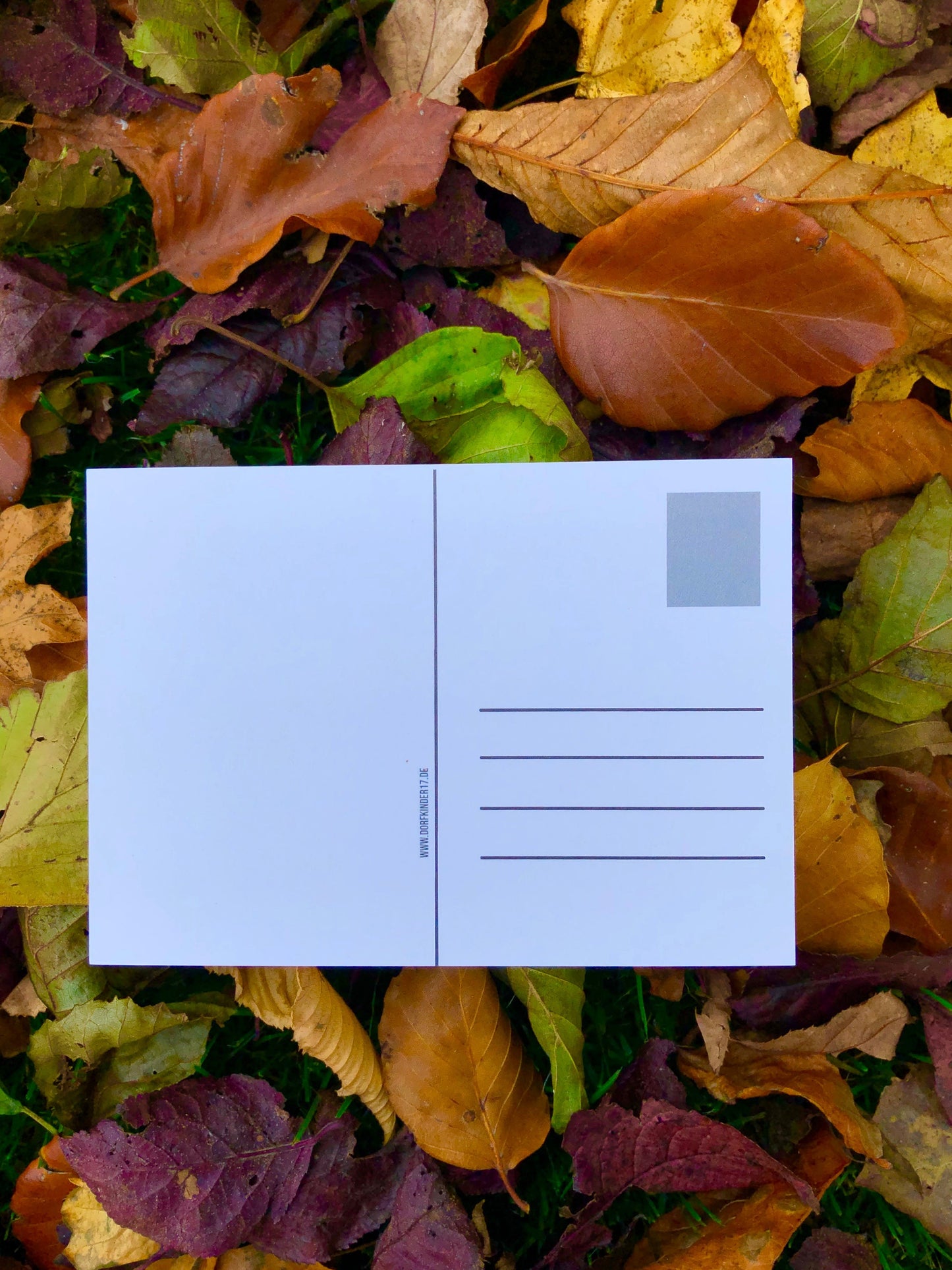 Postkarte "Leg dich niemals..."