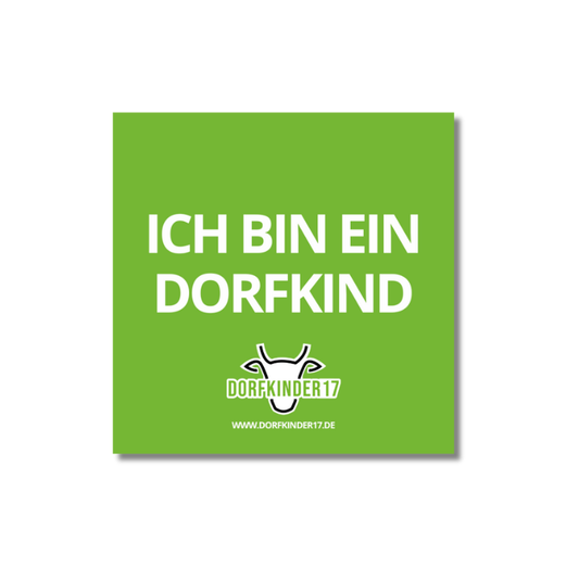 Dorfkind Aufkleber - 25 Stück